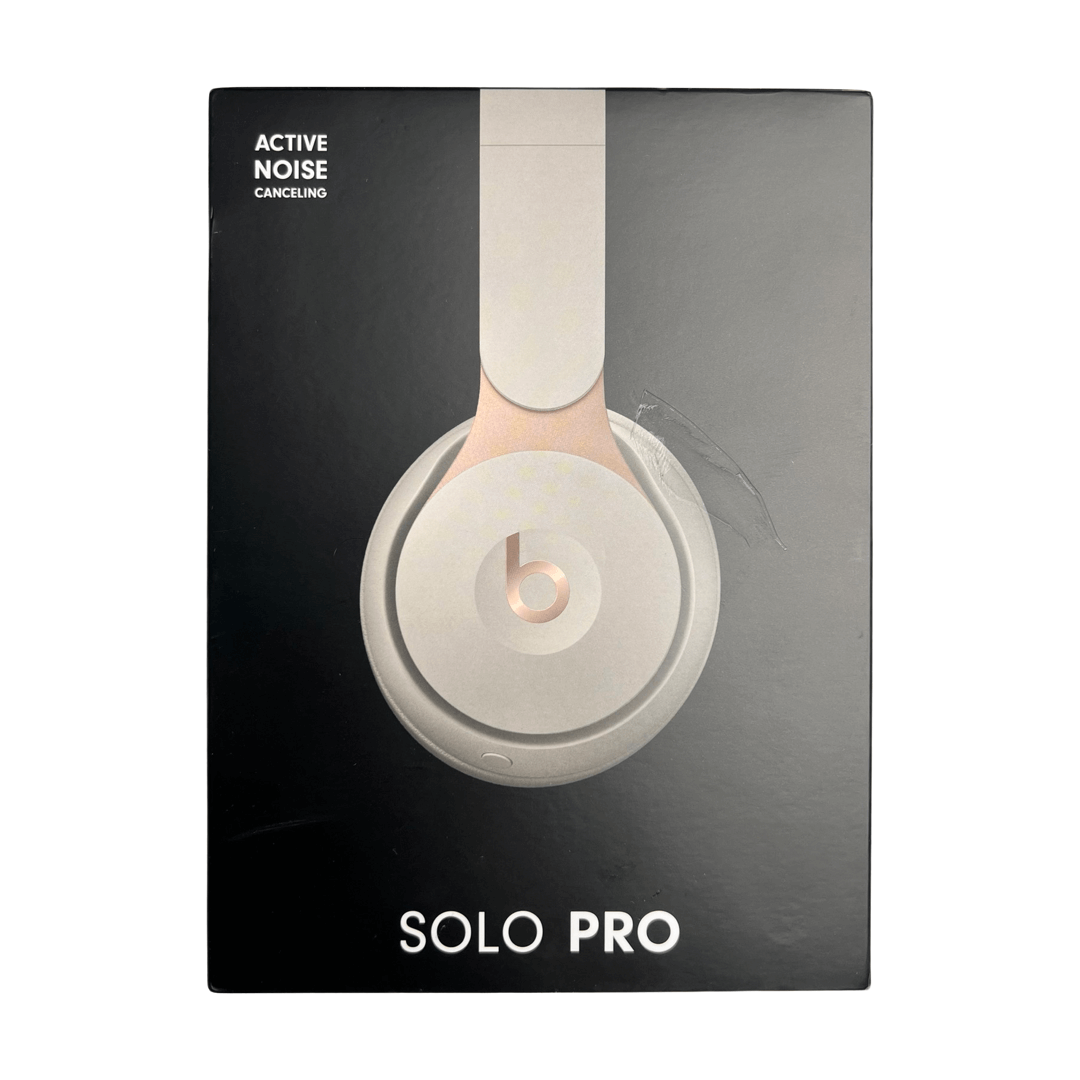 Beats Solo Pro On-Ear Noise Cancelling Bluetooth Headphones - Gray