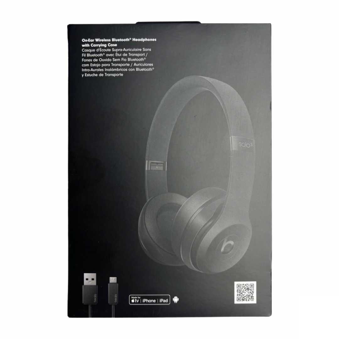 Beats Solo3 On-Ear Sound Isolating Bluetooth Headphones - Black
