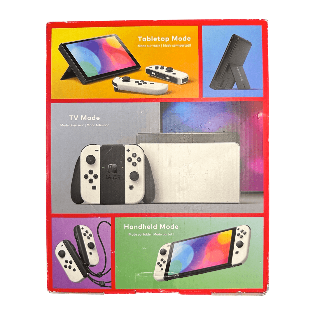 Nintendo Switch OLED with White Joy-Con