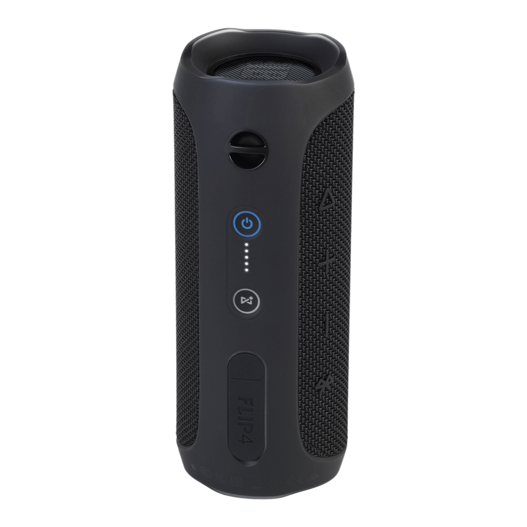 JBL Flip 4 Waterproof Bluetooth Speaker - Black