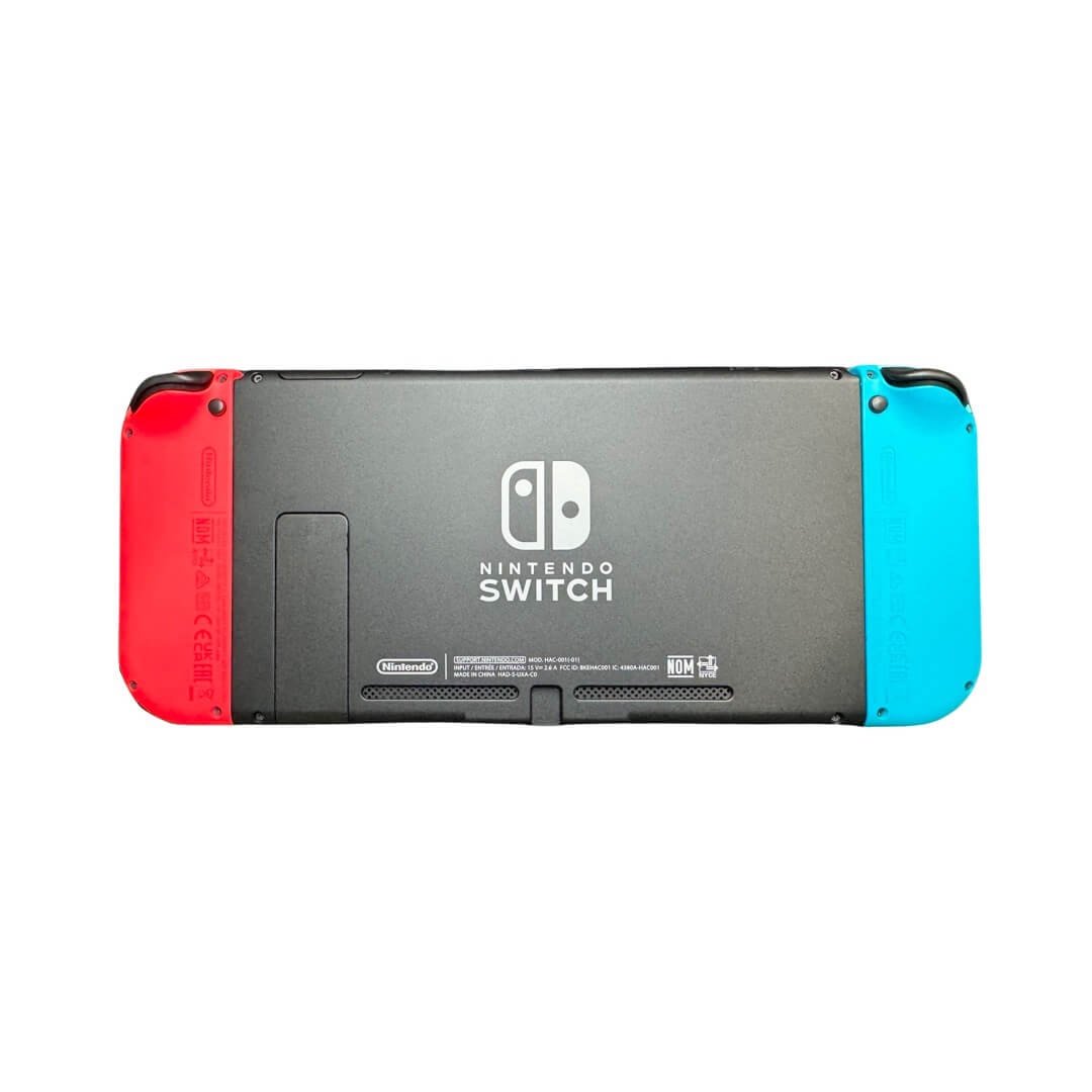 Nintendo Switch V2 - Neon Red and Blue