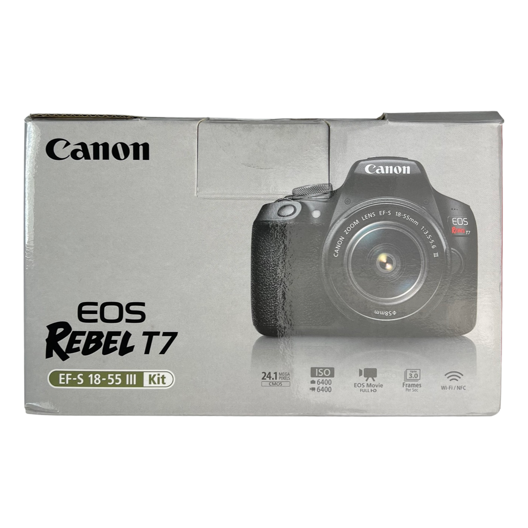 Canon EOS Rebel T7 DSLR Camera 18-55mm DC III Kit