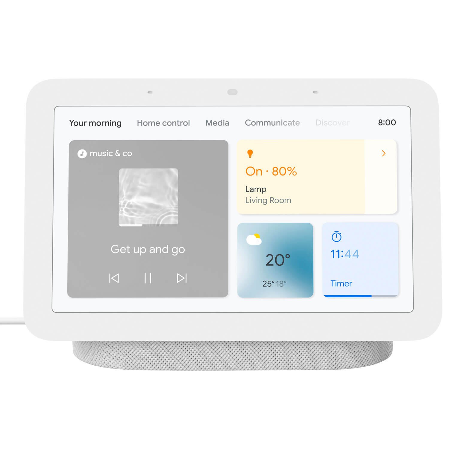 Google Nest Hub (2nd Gen) Smart Display - Chalk