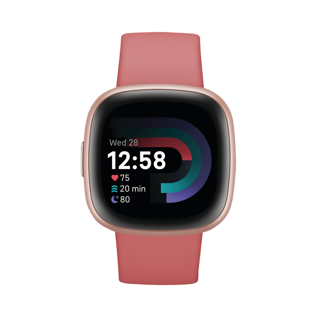 Fitbit Versa 4 Smartwatch - Pink Sand