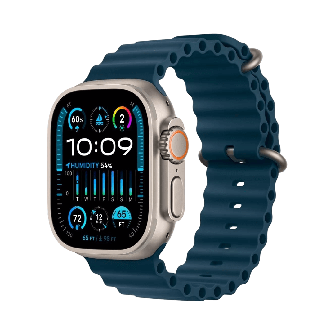 Apple Watch Ultra 2 Titanium 49mm - Blue Ocean Band