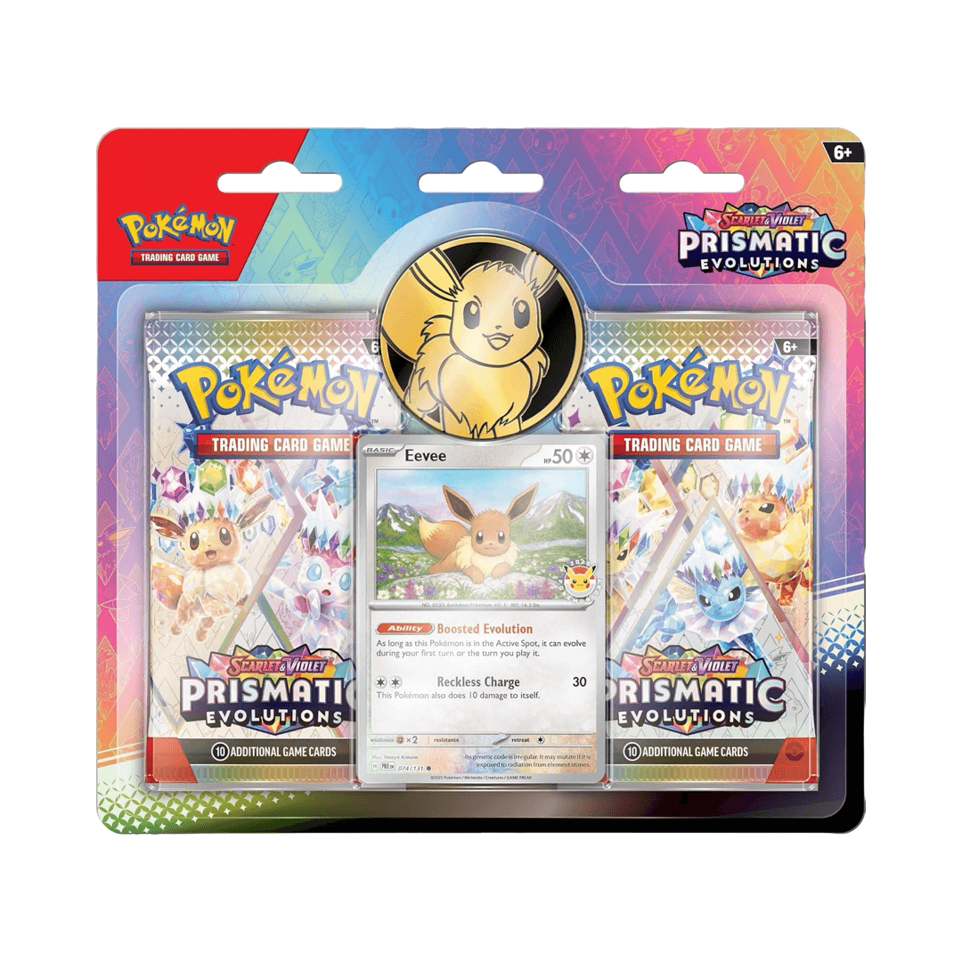 Pokemon TCG: Scarlet and Violet: Prismatic Evolutions Two-Booster Blister
