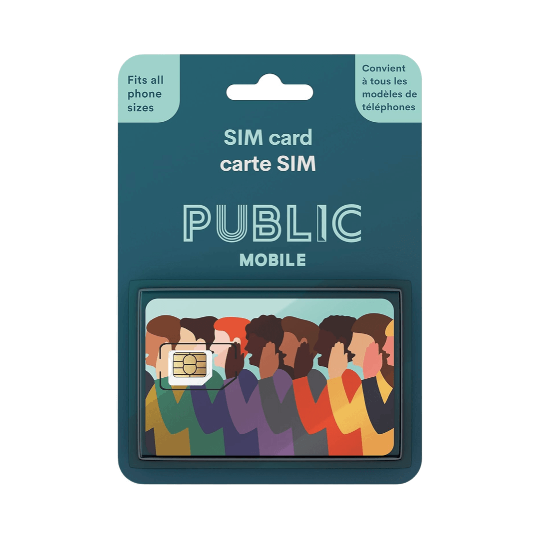 Public Mobile Prepaid SIM Card for Unlocked Phones