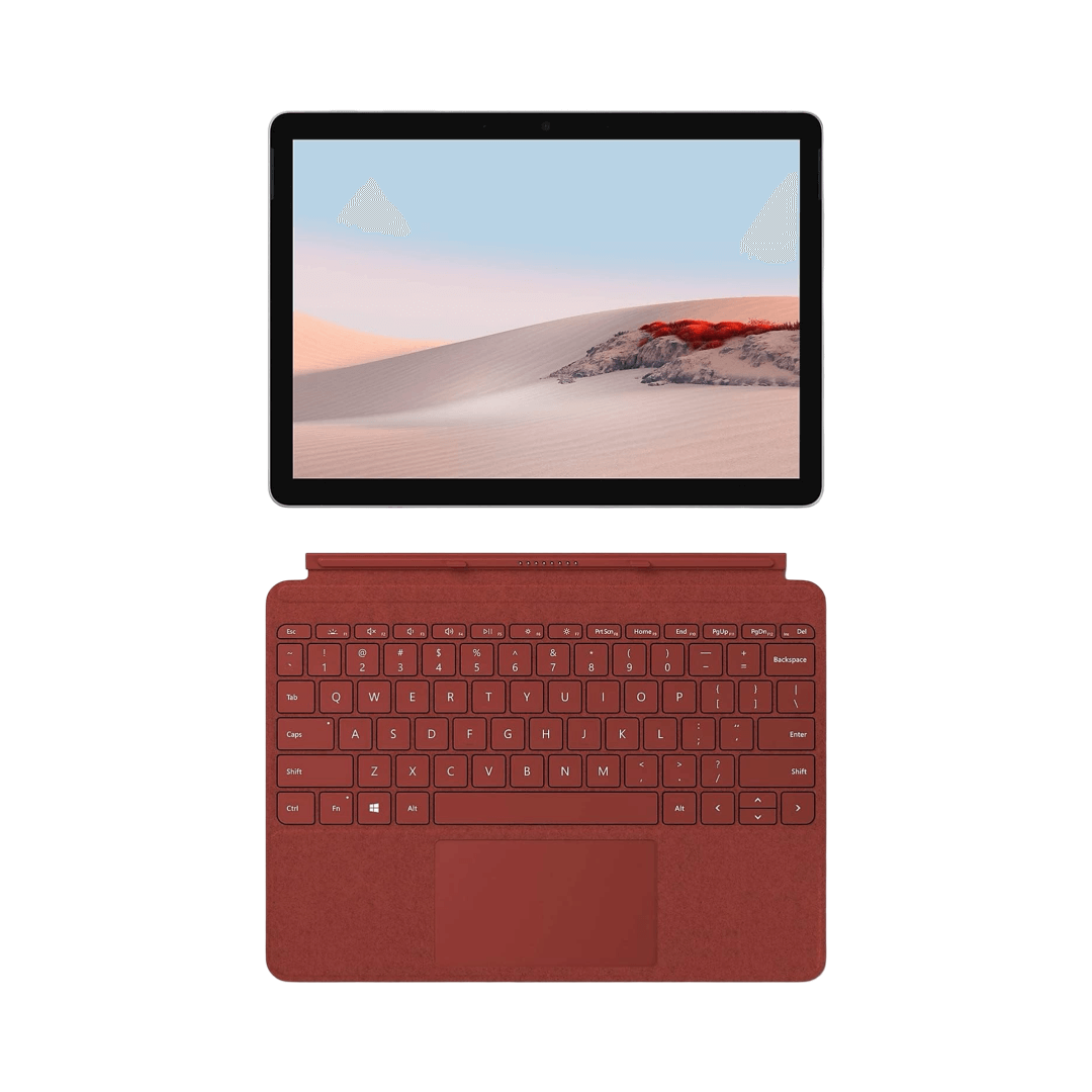 Microsoft Surface Go Type Cover for Surface Go 1-2-3 - Poppy Red