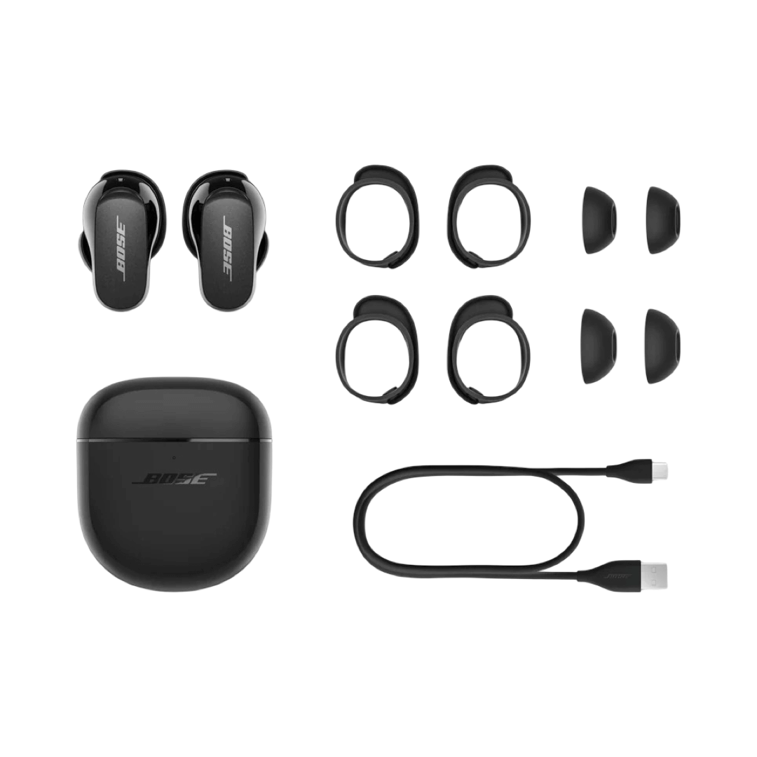 Bose QuietComfort Wireless Earbuds II - Triple Black