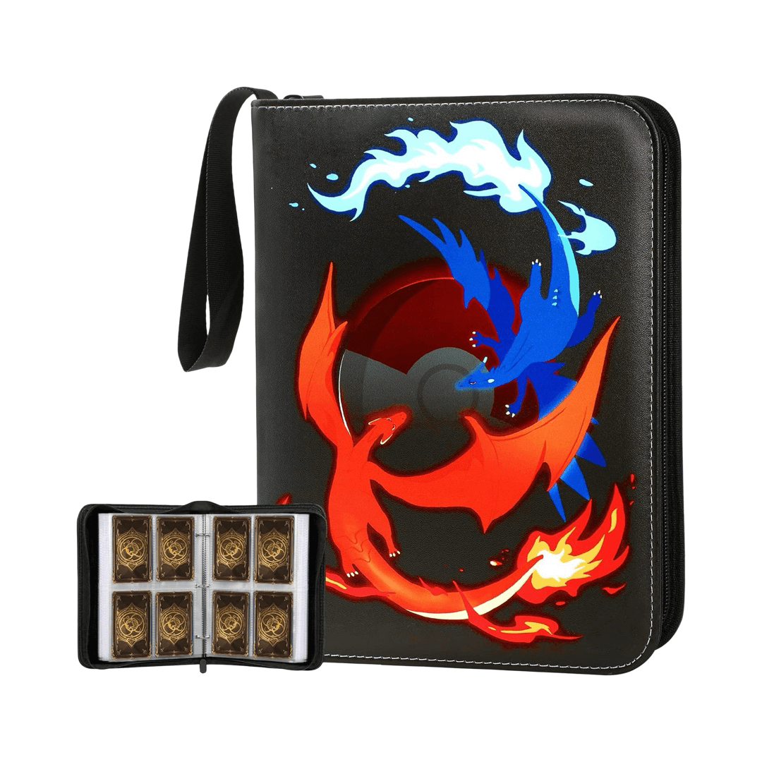 Trading Card Binder 400 Card Capacity for Pokemon Cards