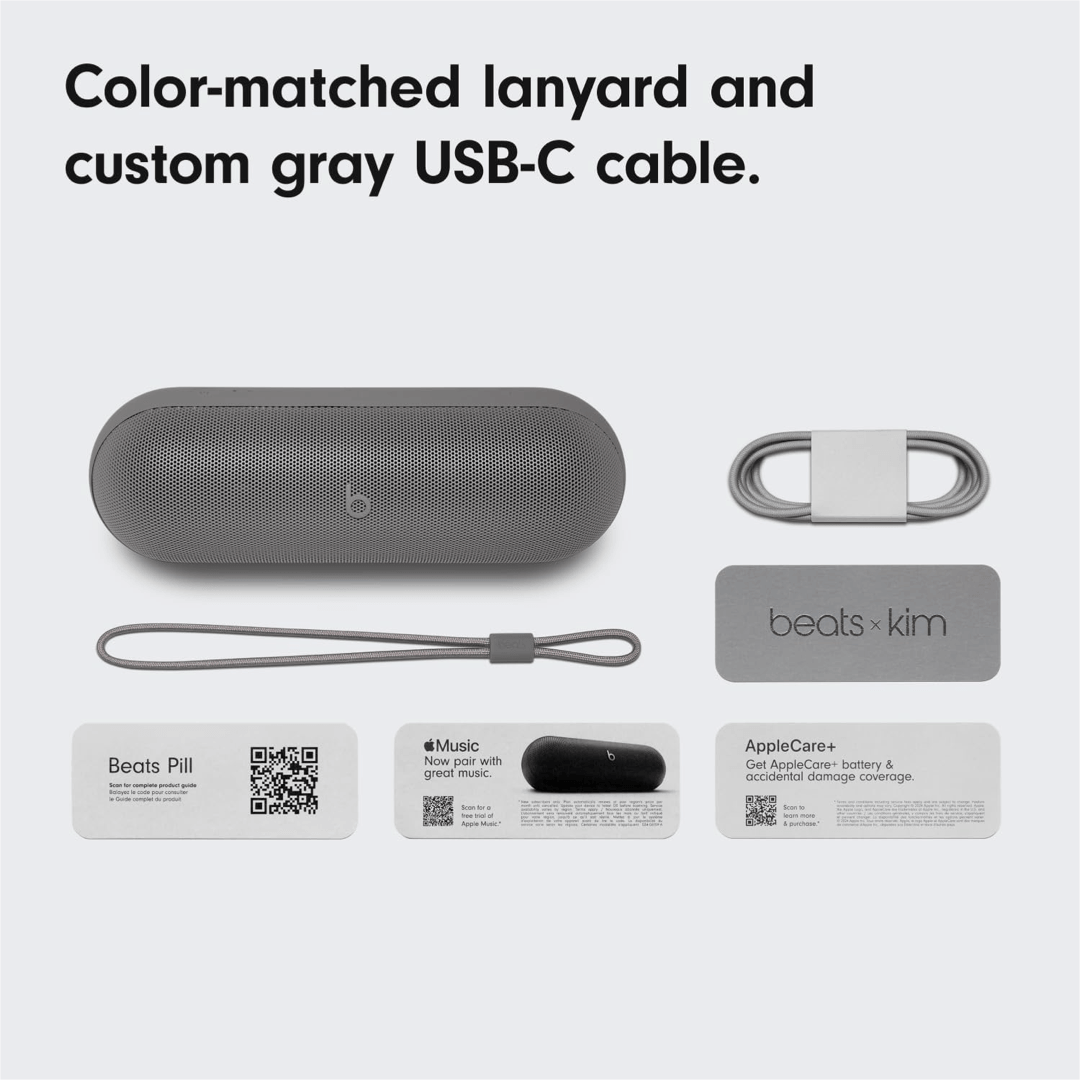 Beats Pill x Kim Kardashian - Wireless Bluetooth Speaker - Dark Gray