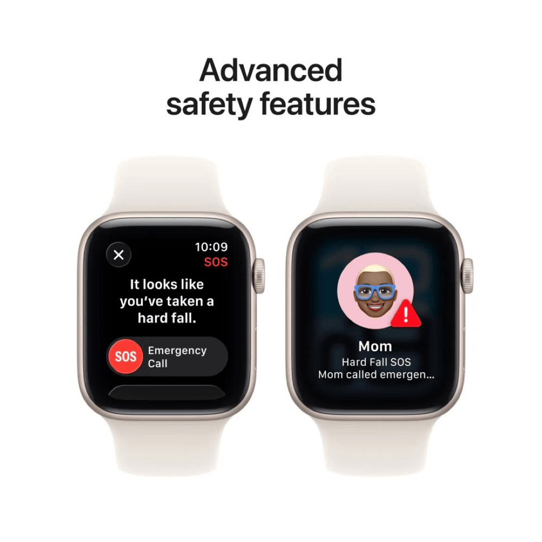 Apple Watch SE 3 (GPS) 44mm Starlight Aluminum Case with Starlight Sport Band (M/L)