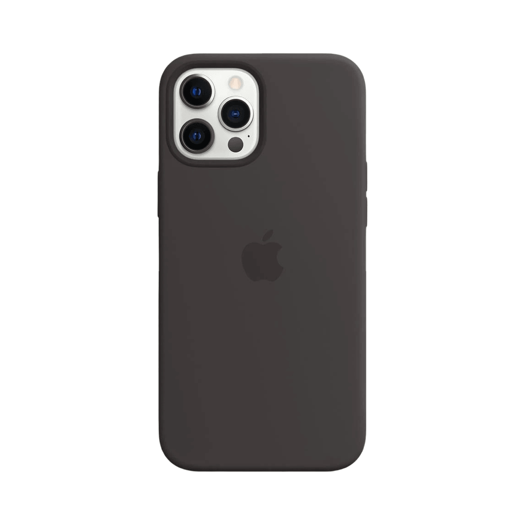 Apple Silicone Case with MagSafe for iPhone 12 Pro Max - Black (MHLG3ZM/A)