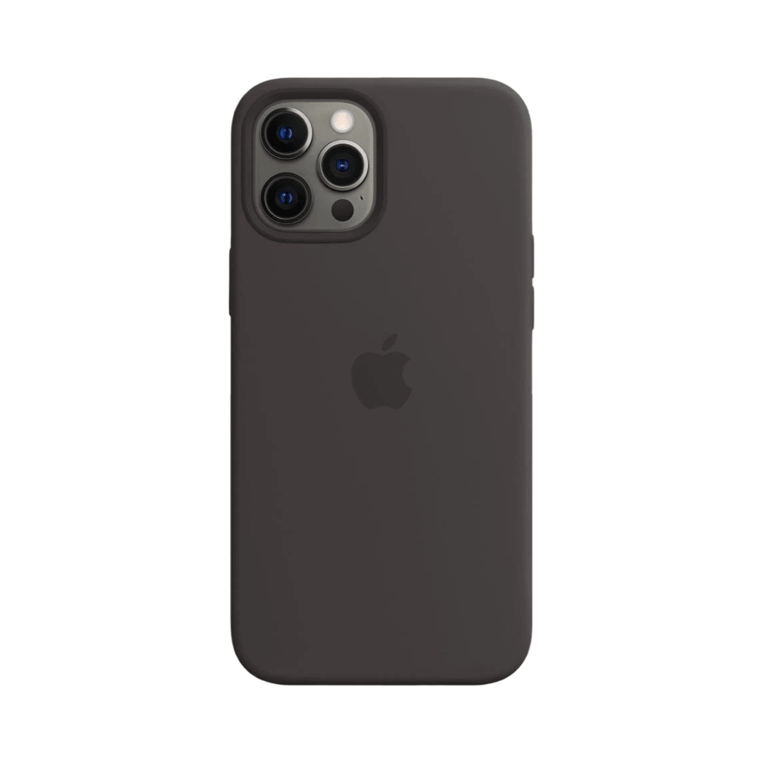 Apple Silicone Case with MagSafe for iPhone 12 Pro Max - Black (MHLG3ZM/A)
