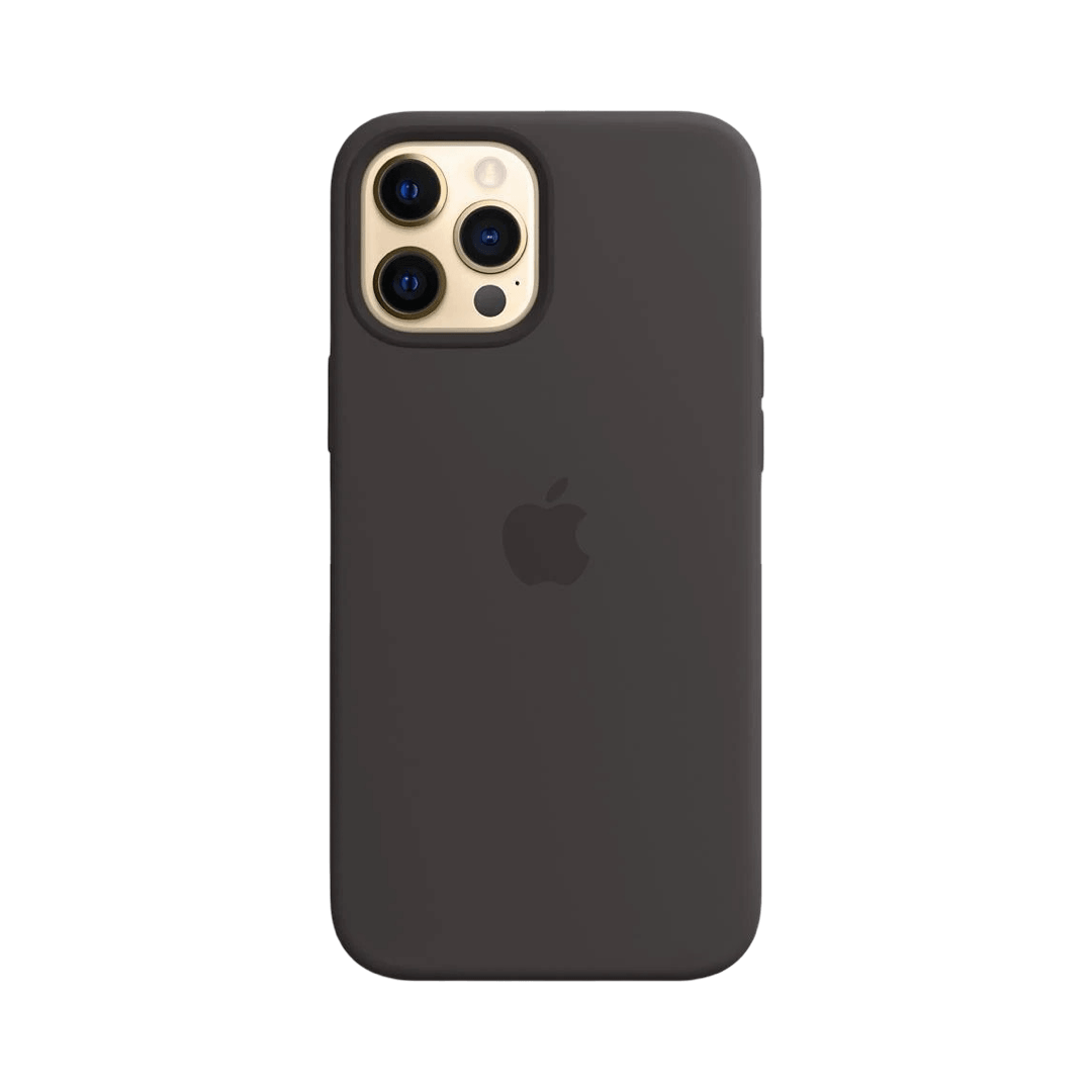 Apple Silicone Case with MagSafe for iPhone 12 Pro Max - Black (MHLG3ZM/A)