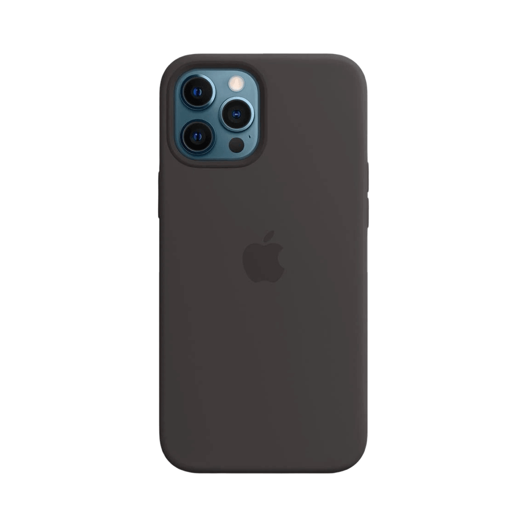 Apple Silicone Case with MagSafe for iPhone 12 Pro Max - Black (MHLG3ZM/A)