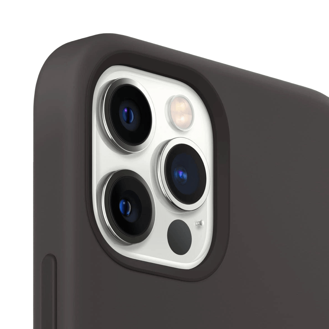 Apple Silicone Case with MagSafe for iPhone 12 Pro Max - Black (MHLG3ZM/A)
