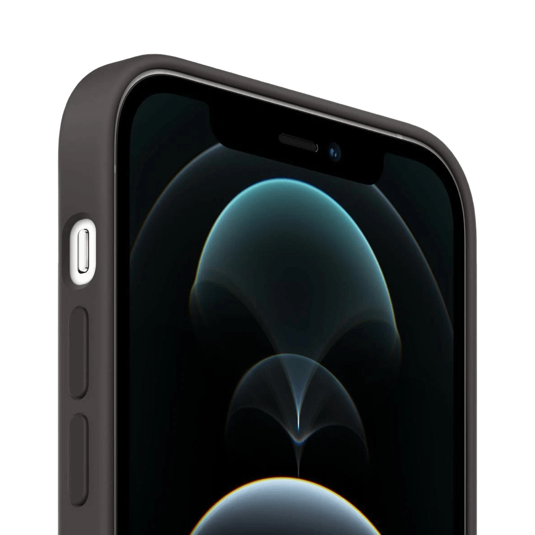 Apple Silicone Case with MagSafe for iPhone 12 Pro Max - Black (MHLG3ZM/A)