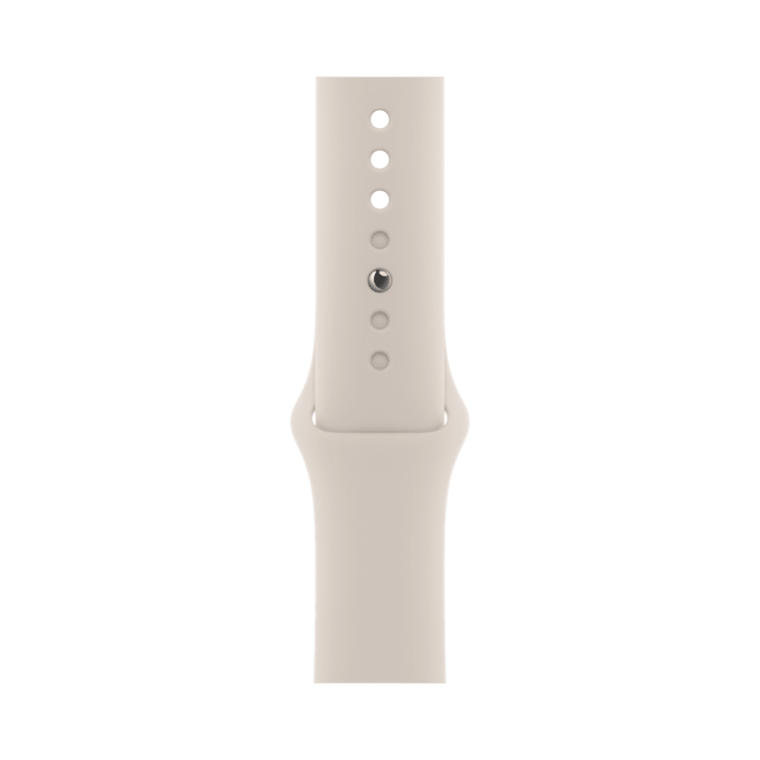 Apple Watch Series 9 45mm Starlight with Starlight Sport Band - M/L