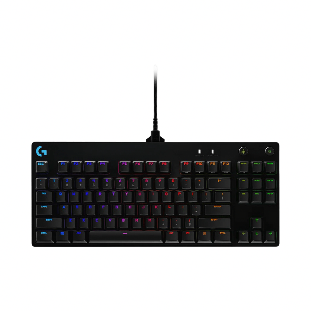 Logitech G PRO Tenkeyless RGB Mechanical Gaming Keyboard - GX Blue Clicky (920-009388)