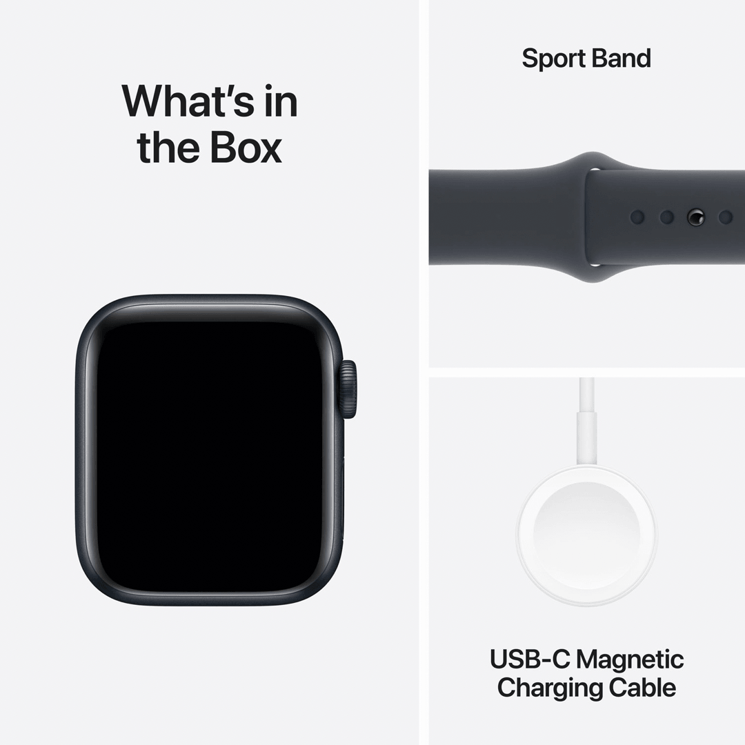 Apple Watch SE (2nd Gen) 40mm Midnight with Midnight Sport Band - S/M