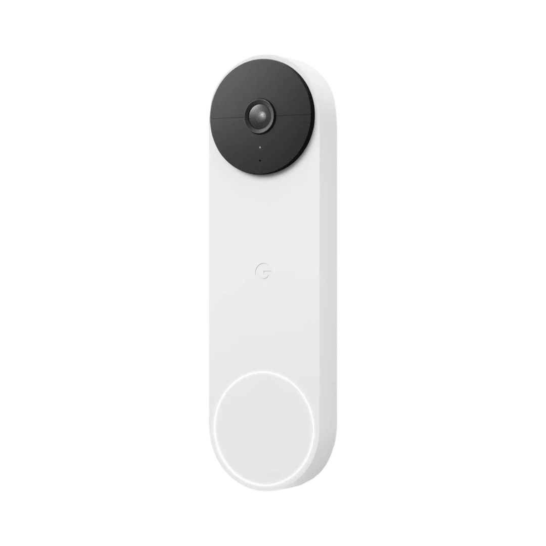 Google Nest Doorbell Battery Smart Video Doorbell - Snow (GA01318-US)