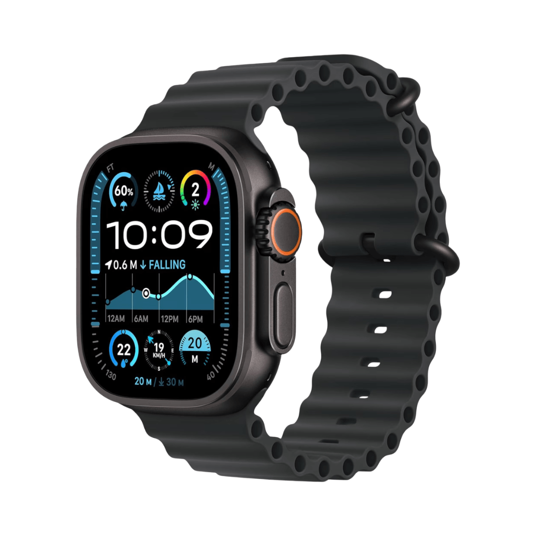 Apple Watch Ultra 2 GPS + Cellular 49mm Black Titanium with Black Ocean Band