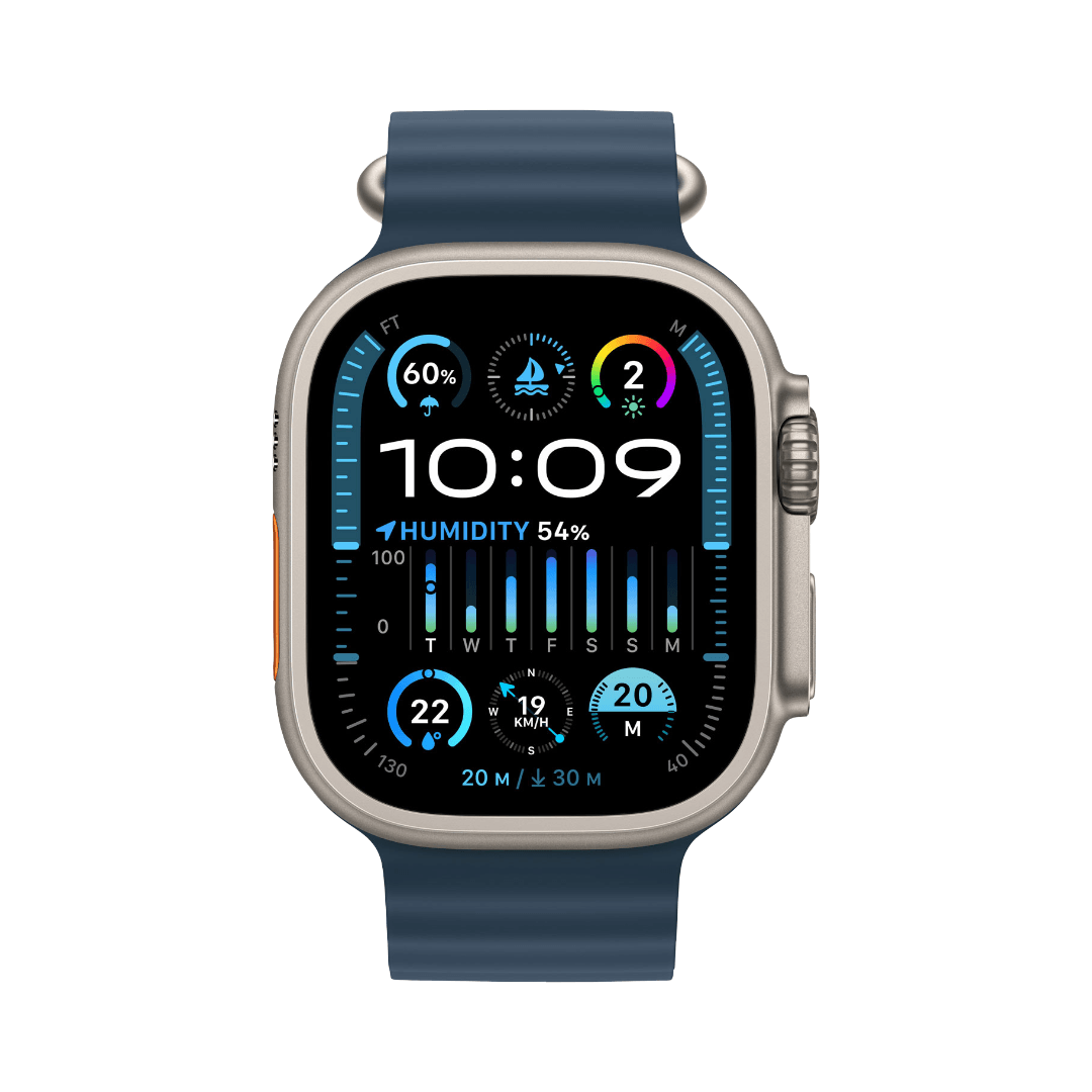 Apple Watch Ultra 2 GPS + Cellular 49mm Titanium with Blue Ocean Band