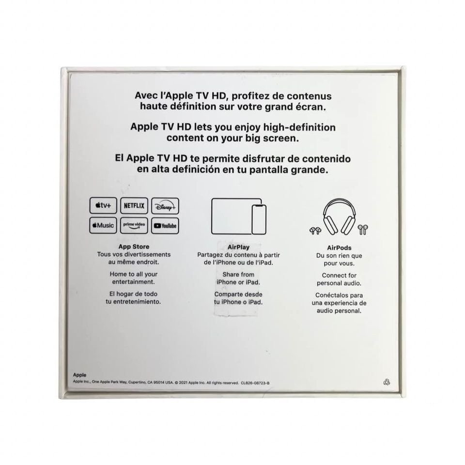 Apple TV HD 1080p - 32GB