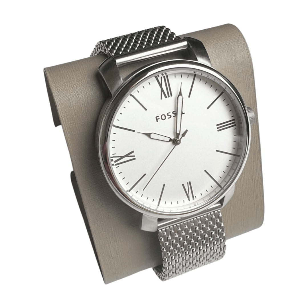 Fossil Rhett Three-Hand Stainless Steel Watch