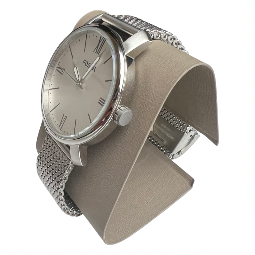 Fossil Rhett Three-Hand Stainless Steel Watch