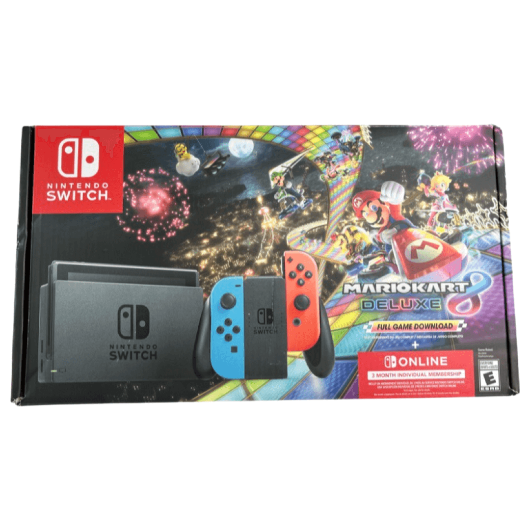 Nintendo Switch V2 Mario Kart 8 Deluxe Bundle